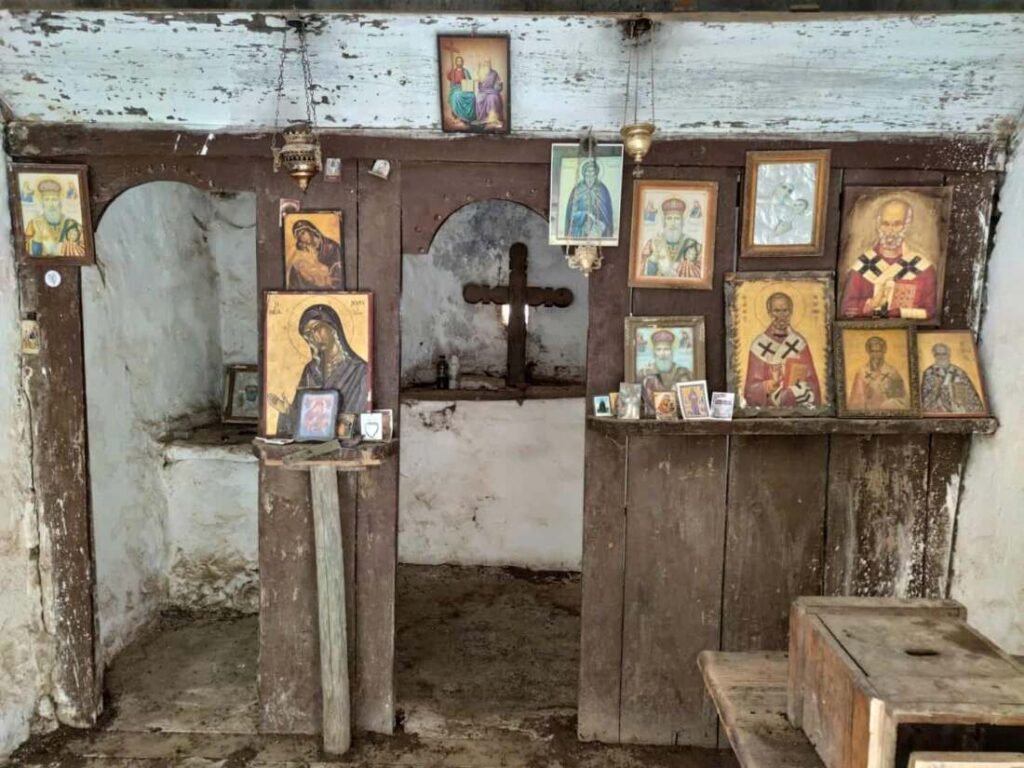 Kreta Wąwóz Samaria kapliczka
