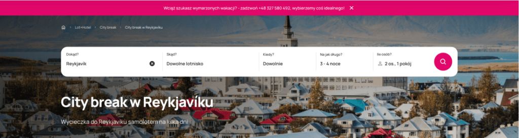 island wyjazd