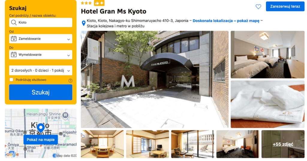 nocleg Kioto